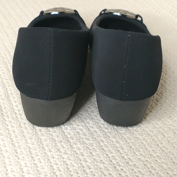 Chinese Laundry Bail 1.5" Wedge Black Slip On Flats Ballerina  size 6 - Picture 3 of 8